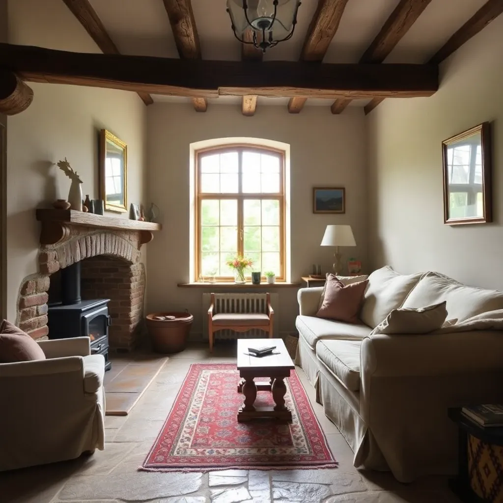 Inspiration — Cotswold cottage sitting room with inglenook